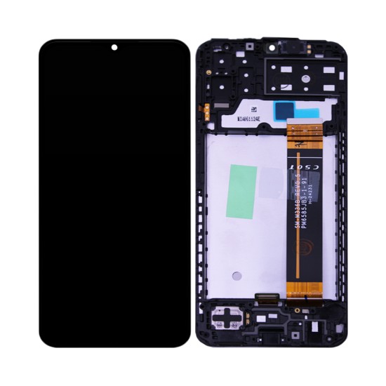 Touch+Display+Frame Samsung Galaxy A13 4G 2022/A137 Service Pack Preto